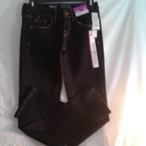 Target DK Navy Super Stretchy Mid-Rise Straight